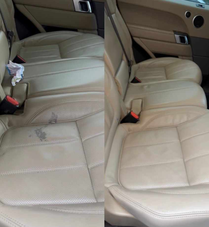 Auto Innenraumaufbereitung - Detaillierte Reinigung Resultat