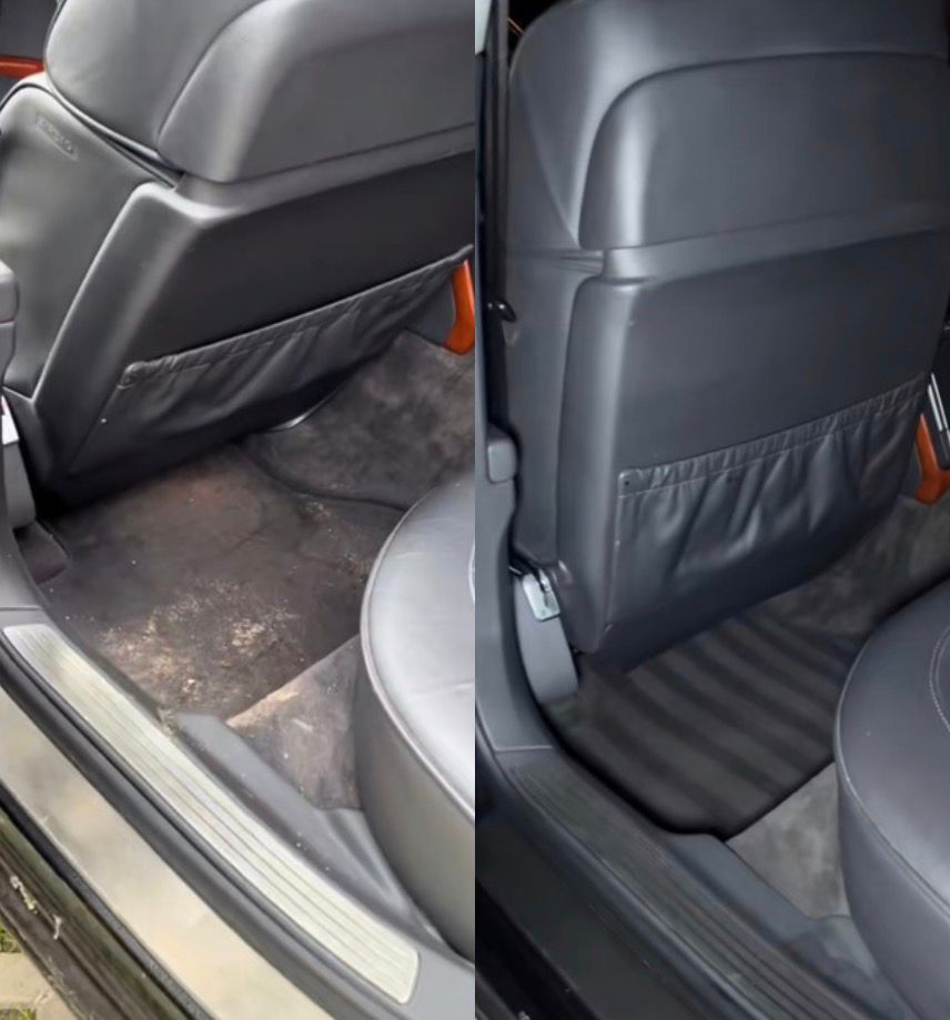 Premium Autopflege - Autositze Tiefenreinigung Ergebnis